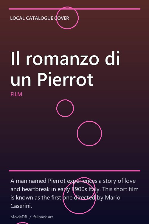 Il romanzo di un Pierrot poster