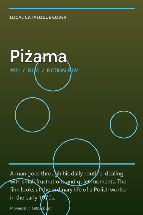 Piżama poster