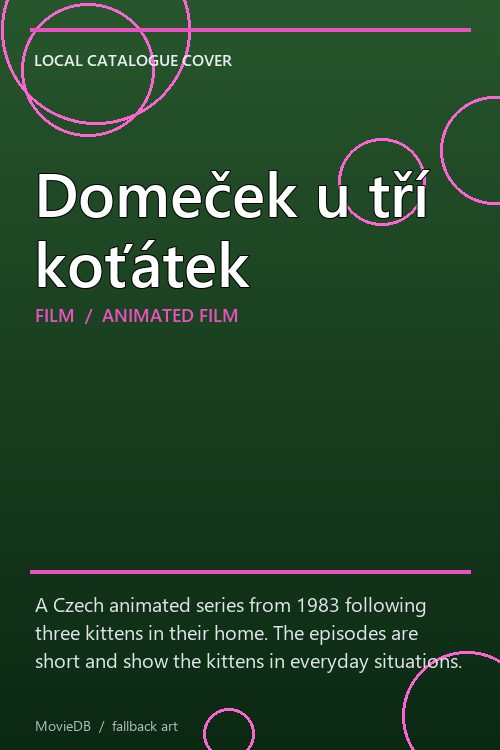 Domeček u tří koťátek poster
