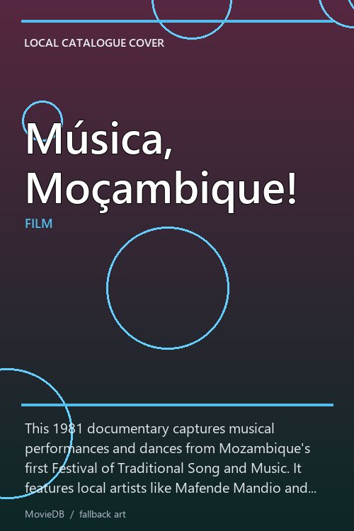 Música, Moçambique! poster