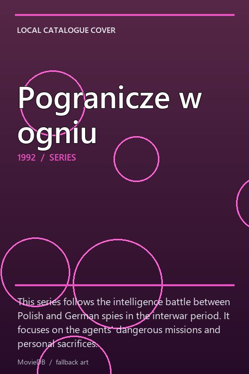 Pogranicze w ogniu poster