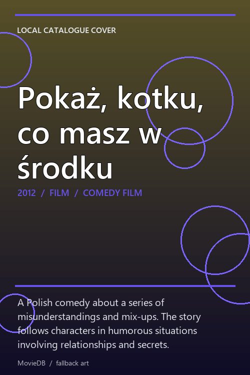 Pokaż, kotku, co masz w środku poster