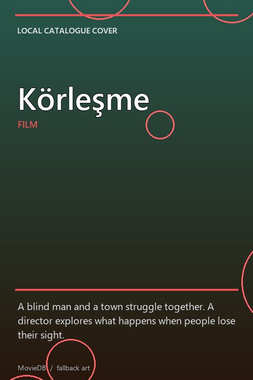 Körleşme poster