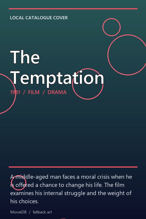 The Temptation poster