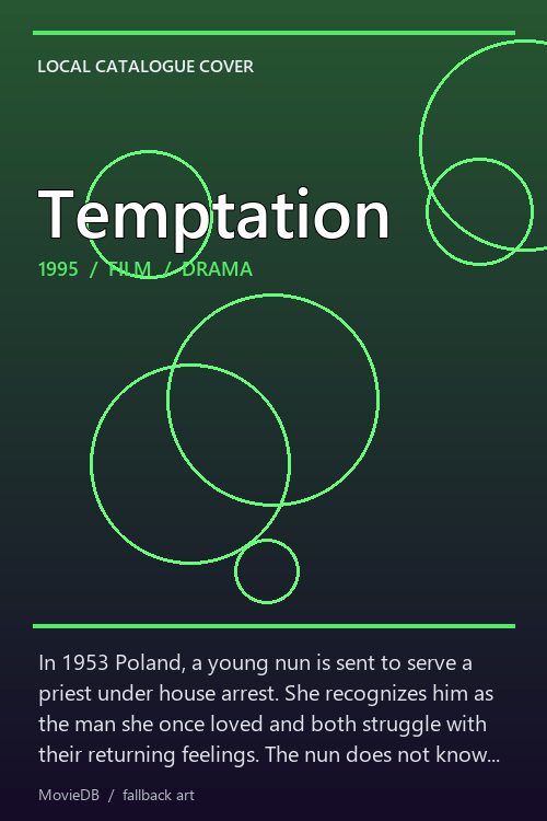 Temptation poster