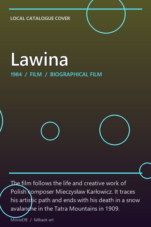 Lawina poster