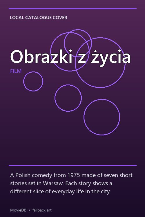 Obrazki z życia poster