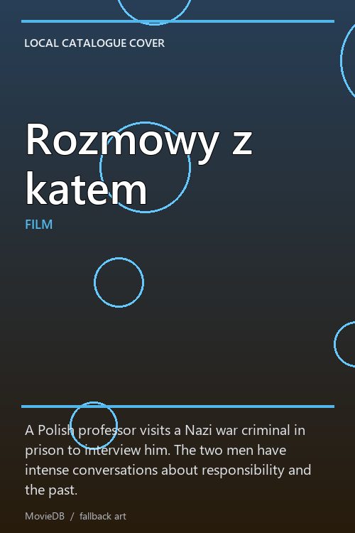 Rozmowy z katem poster