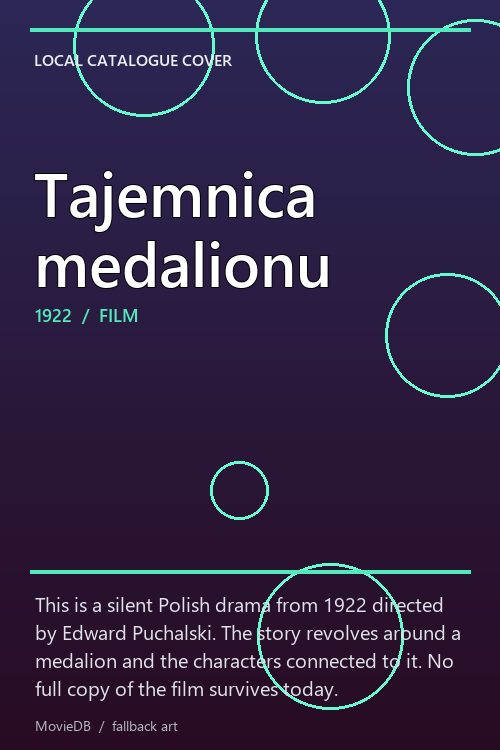 Tajemnica medalionu poster