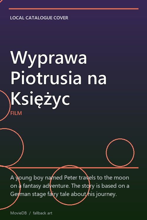 Wyprawa Piotrusia na Księżyc poster
