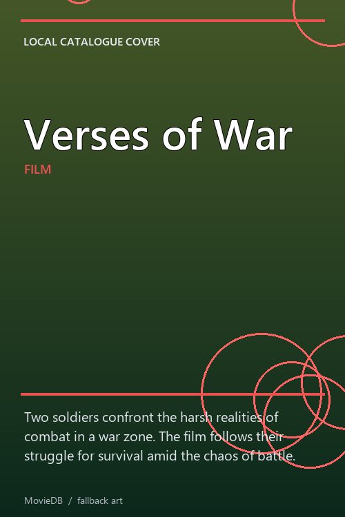 Verses of War poster