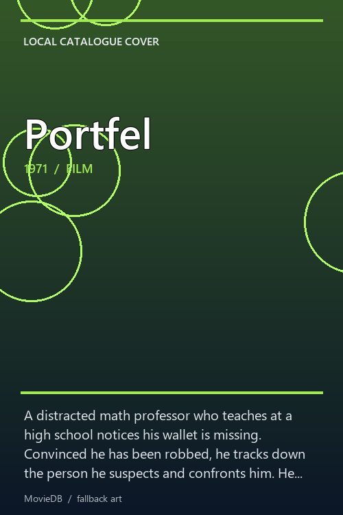 Portfel poster