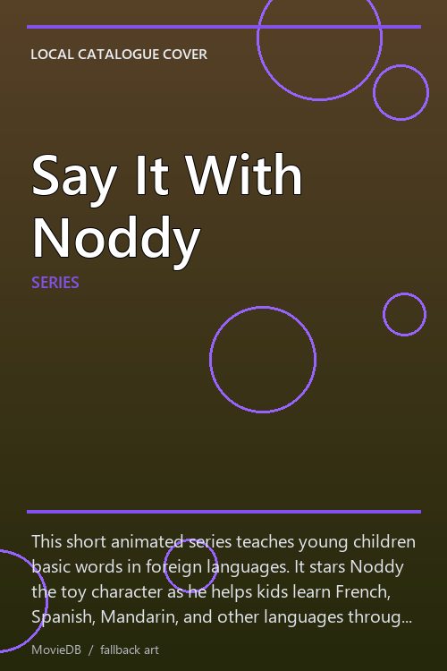 Say It With Noddy poster