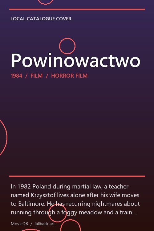 Powinowactwo poster