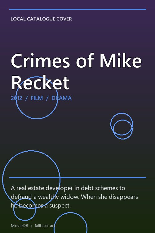Crimes of Mike Recket poster