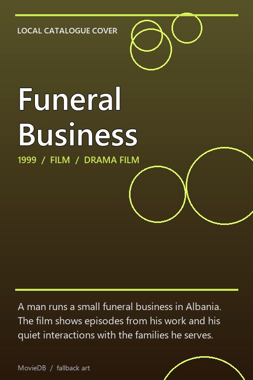 Funeral Business poster