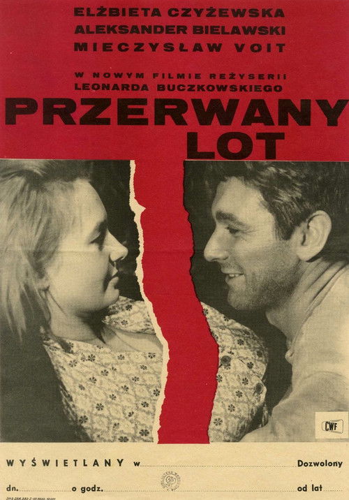 Przerwany lot poster