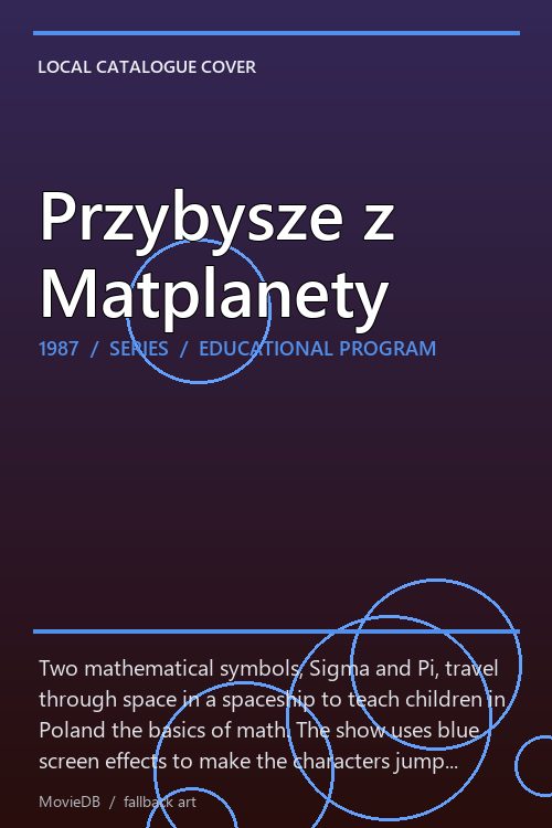 Przybysze z Matplanety poster
