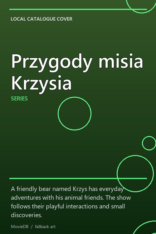 Przygody misia Krzysia poster