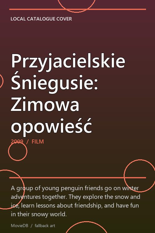 Przyjacielskie Śniegusie: Zimowa opowieść poster
