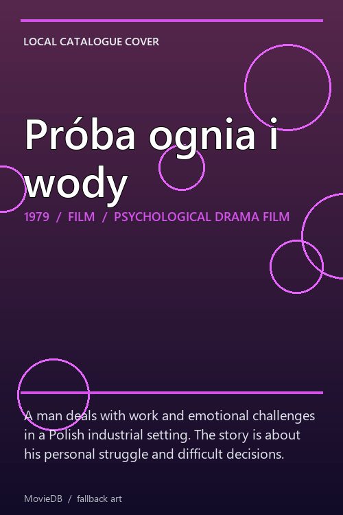 Próba ognia i wody poster
