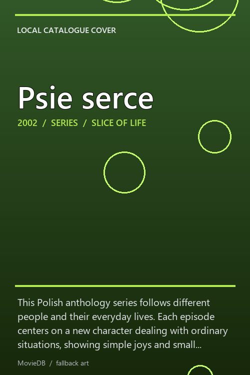 Psie serce poster