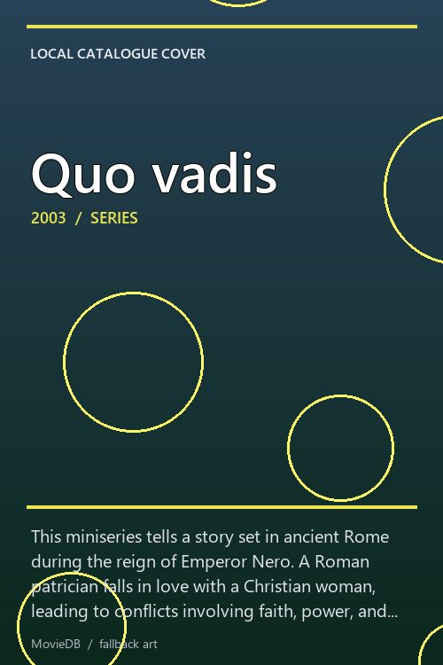 Quo vadis poster