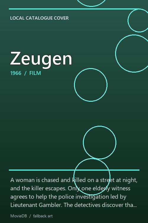 Zeugen poster