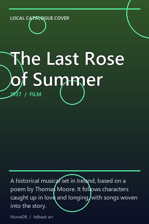 The Last Rose of Summer poster