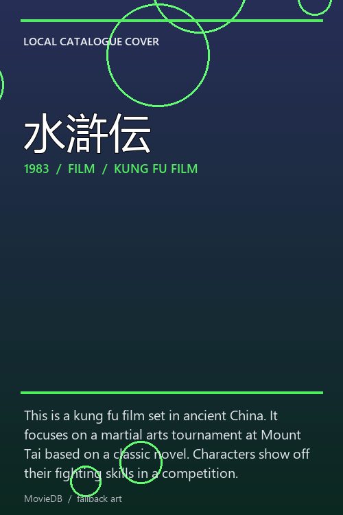 水滸伝 poster