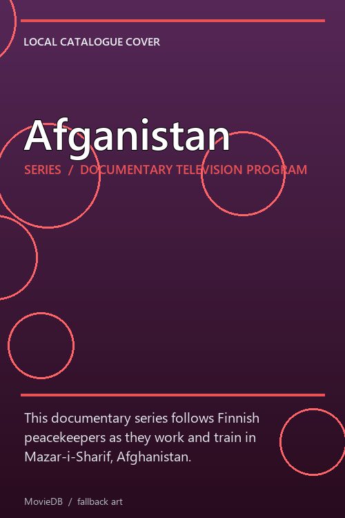 Afganistan poster