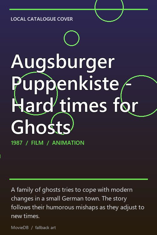 Augsburger Puppenkiste - Hard times for Ghosts poster