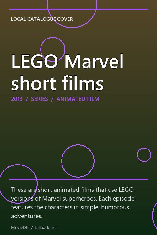 LEGO Marvel short films poster