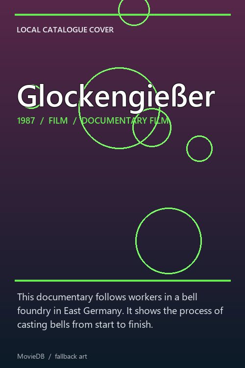 Glockengießer poster
