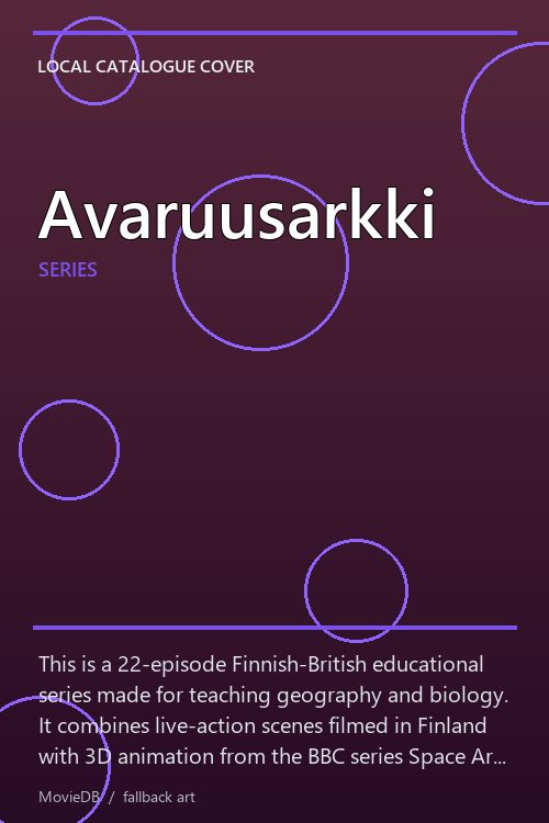 Avaruusarkki poster