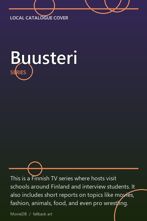 Buusteri poster