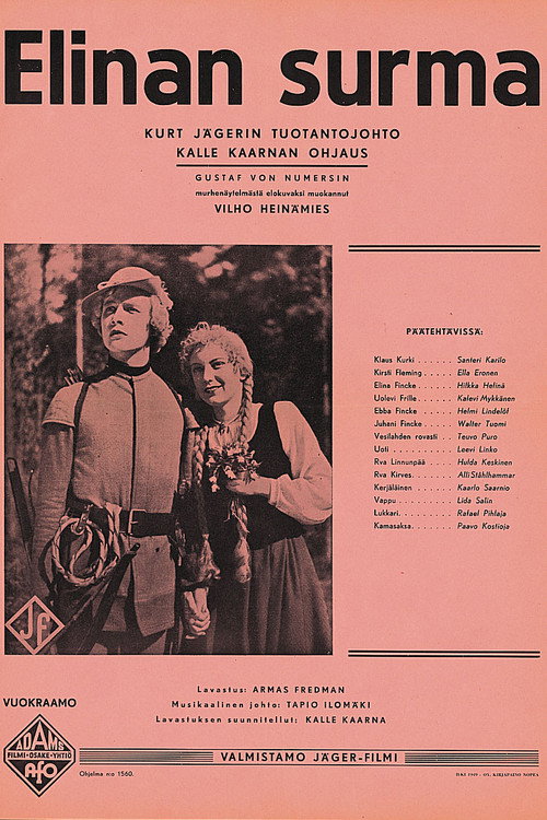 Elinan surma poster