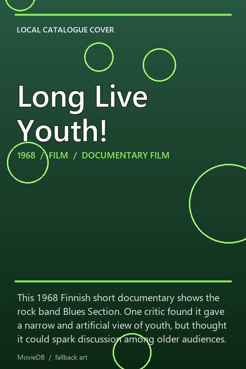 Long Live Youth! poster