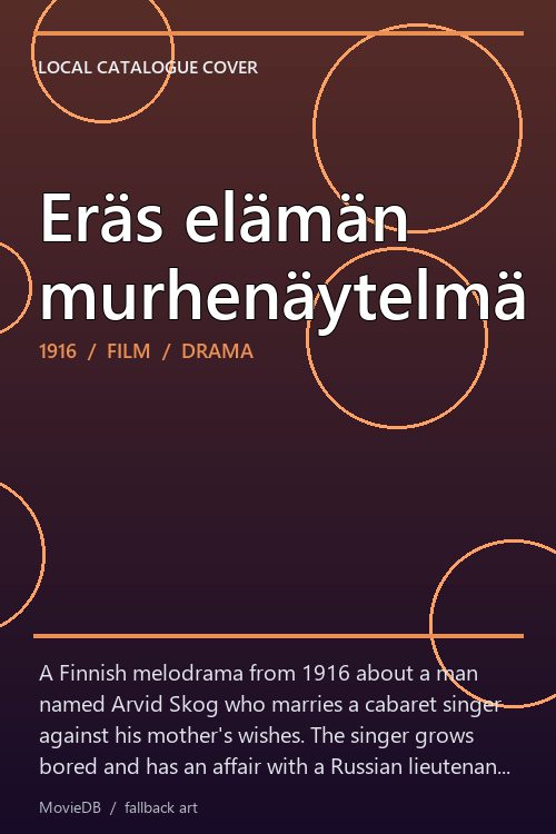 Eräs elämän murhenäytelmä poster