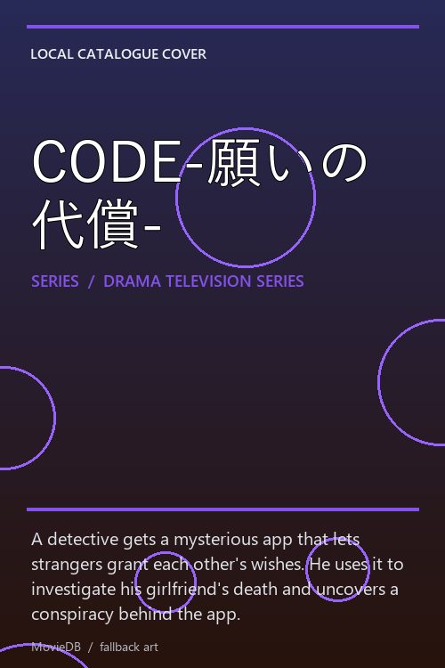 CODE-願いの代償- poster