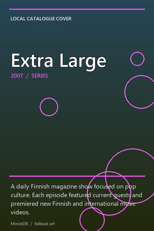 Extra Large poster