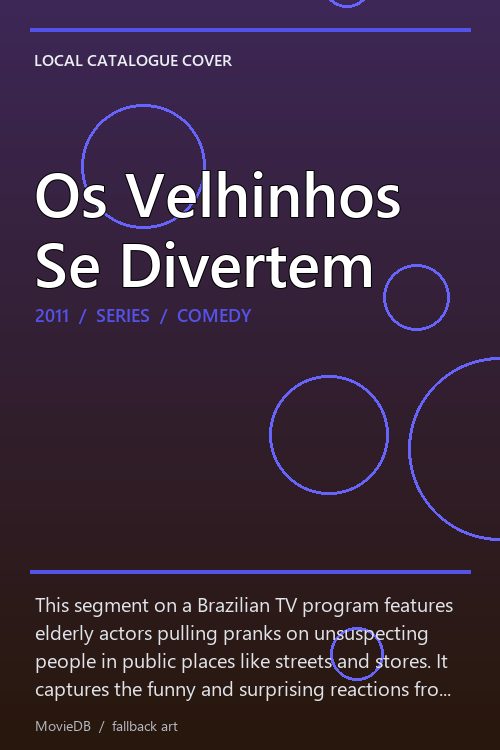 Os Velhinhos Se Divertem poster