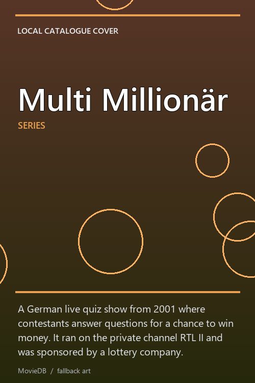 Multi Millionär poster