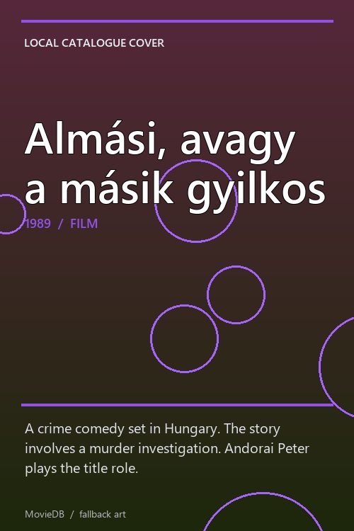 Almási, avagy a másik gyilkos poster