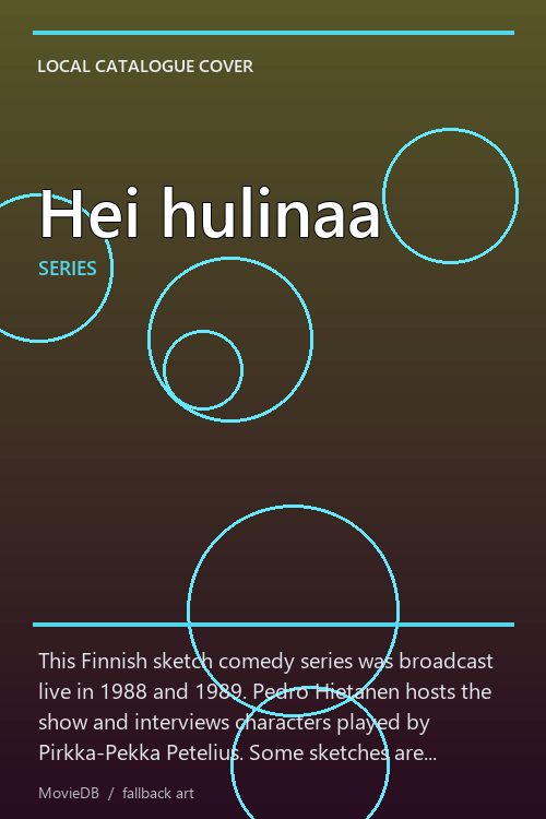 Hei hulinaa poster
