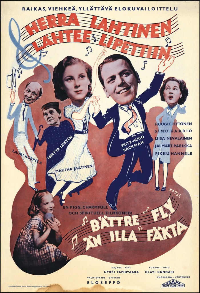 Herra Lahtinen lähtee lipettiin poster