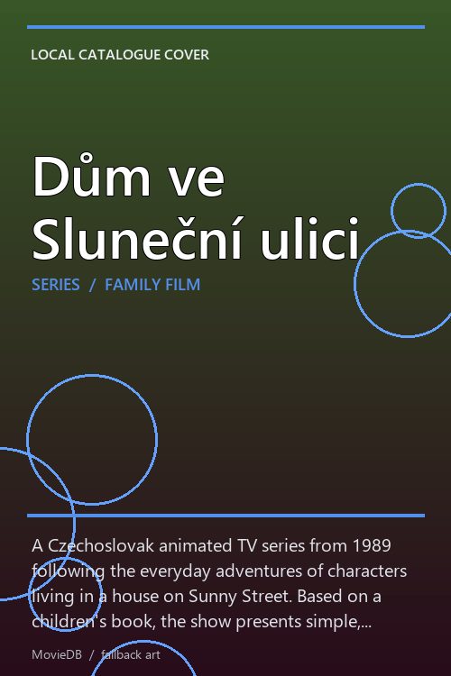 Dům ve Sluneční ulici poster