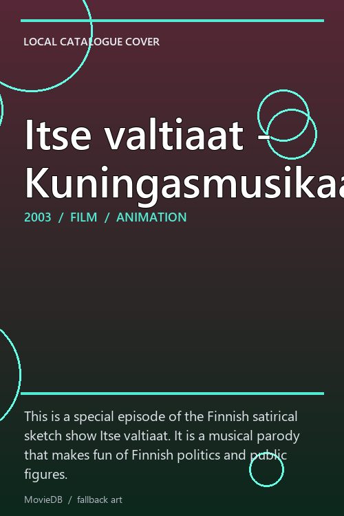 Itse valtiaat - Kuningasmusikaali poster