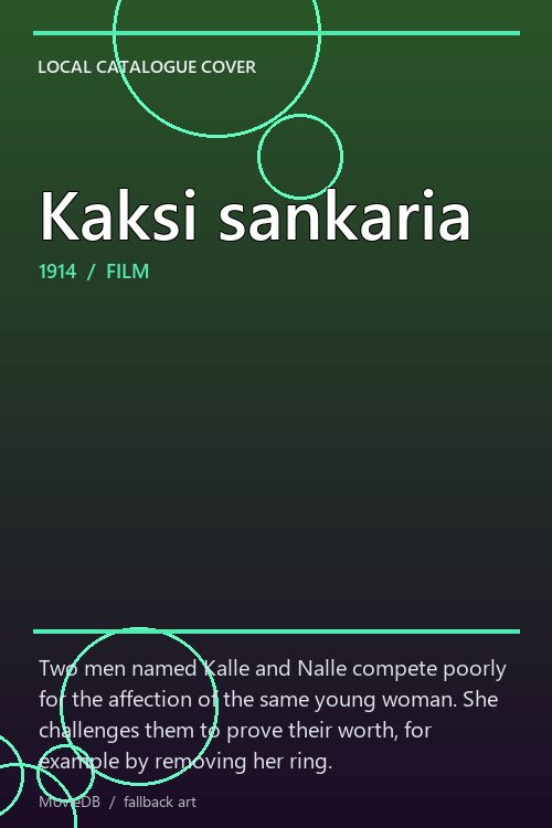 Kaksi sankaria poster