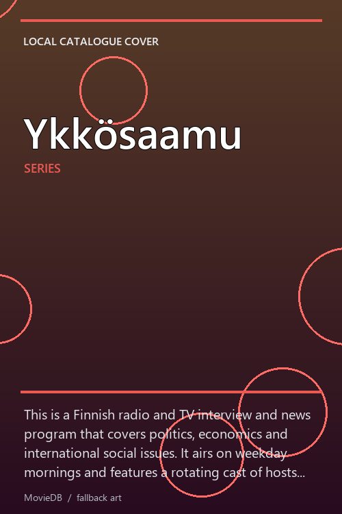 Ykkösaamu poster